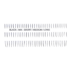 Jean Marin Cils individuels noués Natural 90pcs Mixte